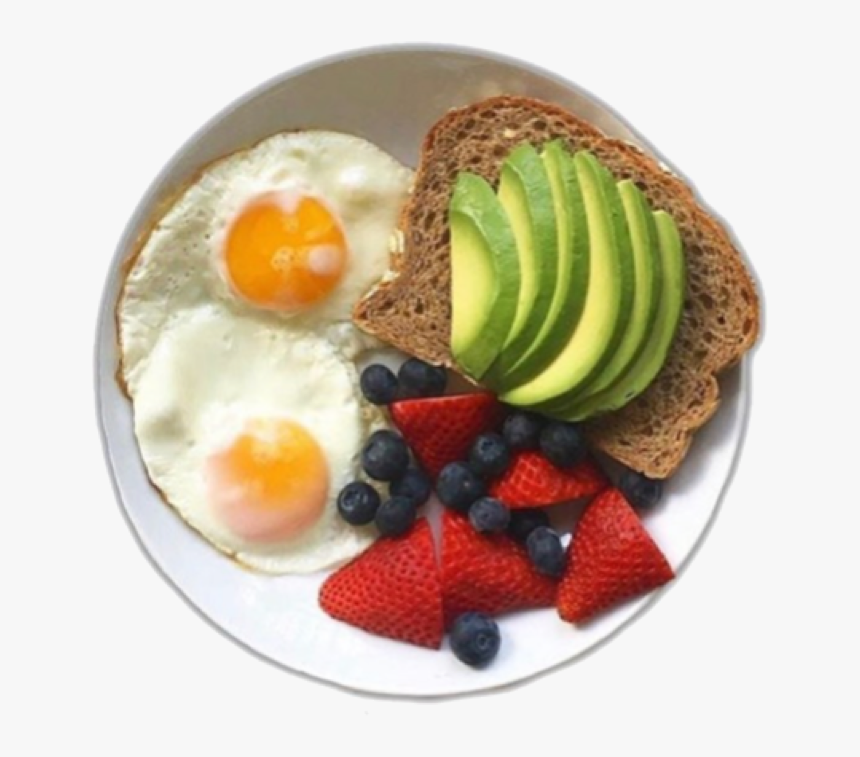 #breakfast #plate #food #freetoedit - Breakfast, HD Png Download