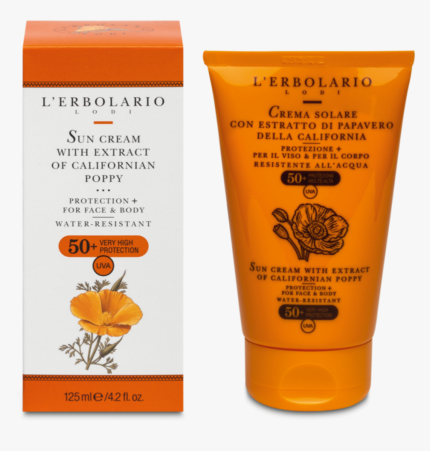 Sun Cream For Face And Body Spf 50 125 Ml Rh Erbolario - Protezione Solare 50 Viso, HD Png Download