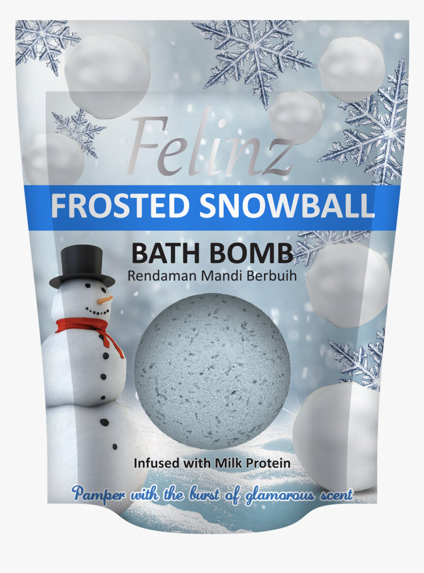 Felinz Frosted Snowball Bath Bomb - Flyer, HD Png Download