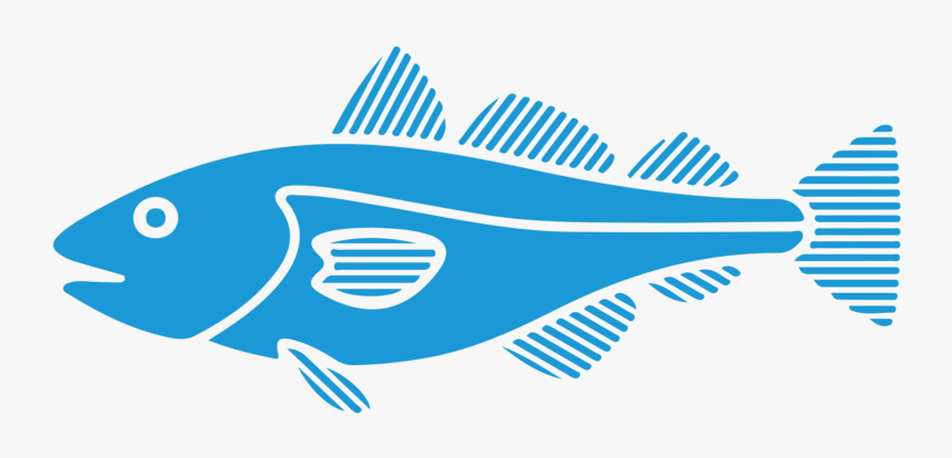 Fish Blue Silhouette, HD Png Download