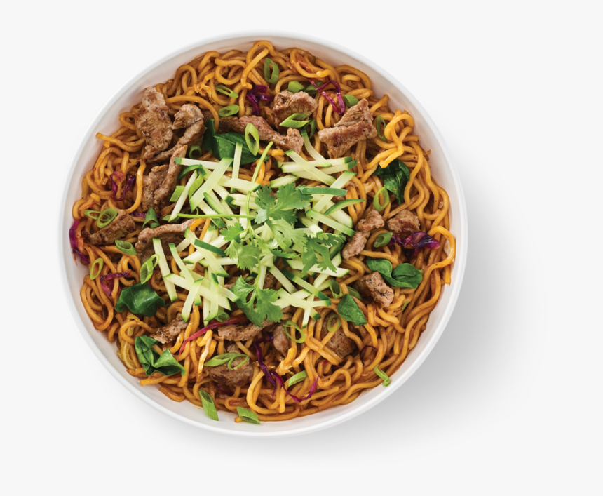 Spicy Korean Beef Noodles - Fried Noodles, HD Png Download
