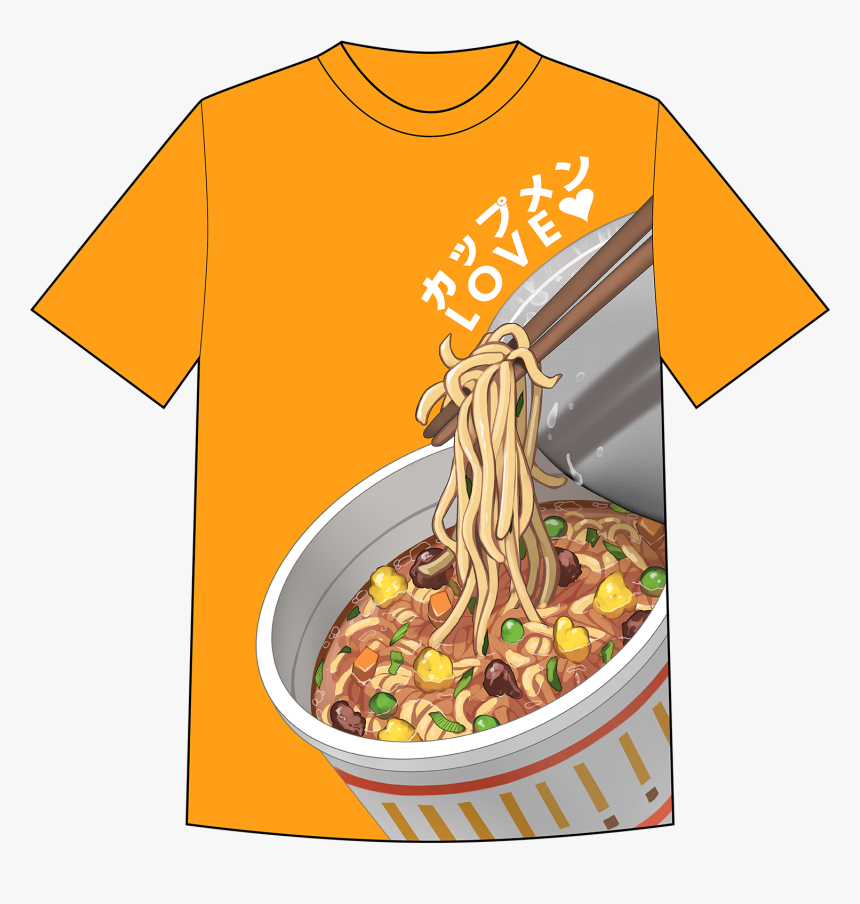 Cup Noodle - Active Shirt, HD Png Download