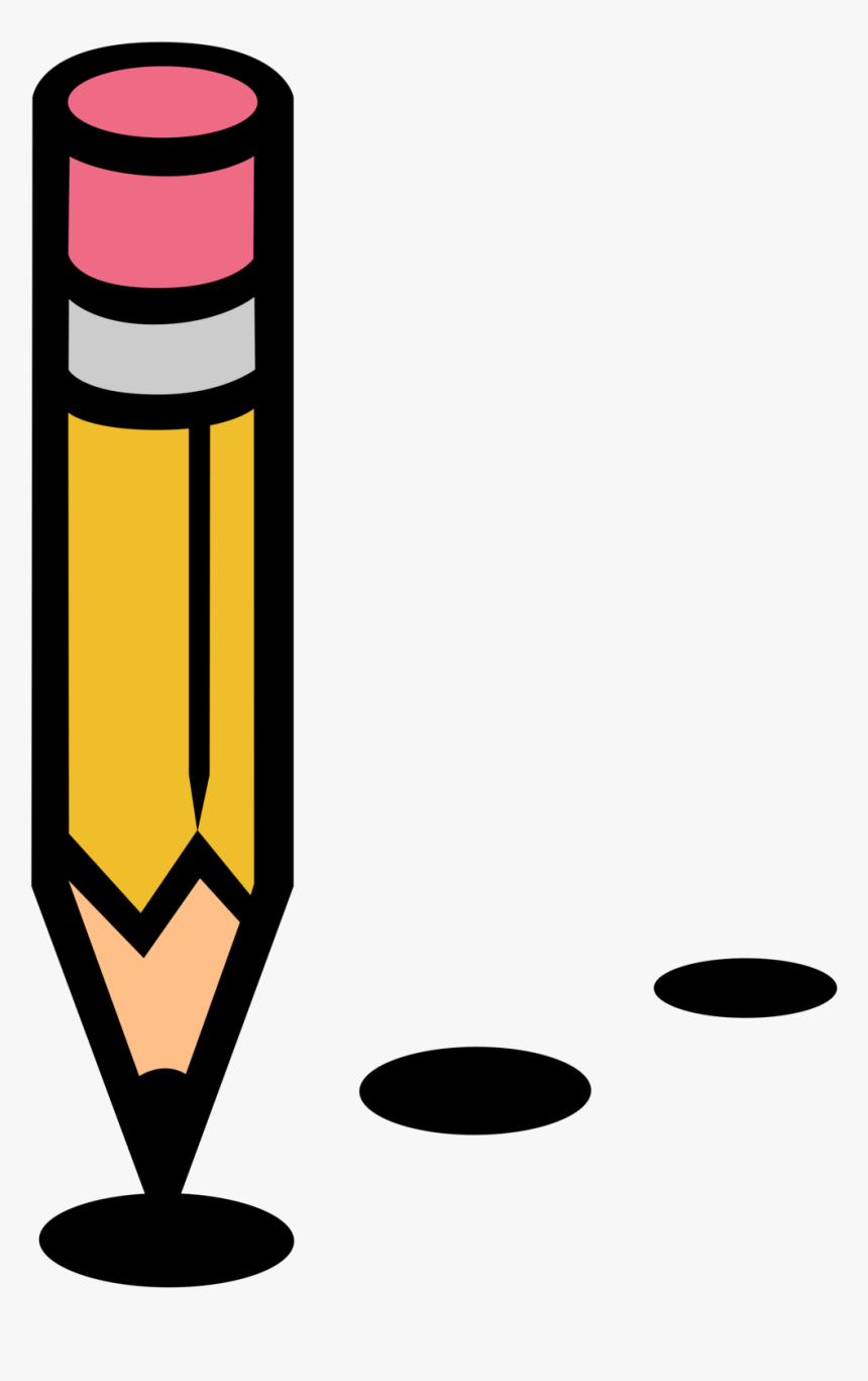 Pencil Clipart Silhouette - Pencil Mark Clip Art, HD Png Download