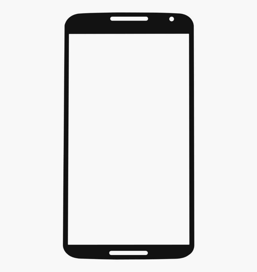 Motorola Nexus 6 Glass Lens Screen Black 1a, HD Png Download