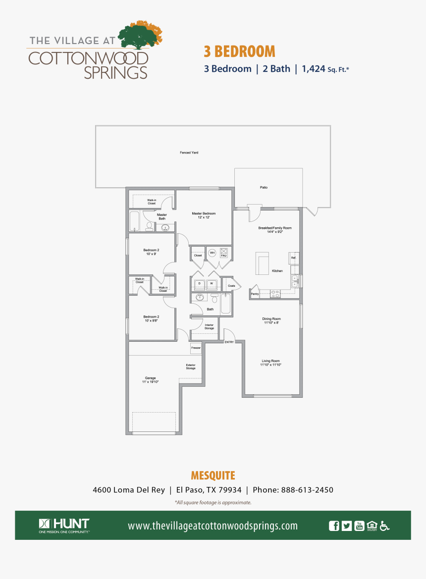 The Village At Cottonwood Springs, HD Png Download