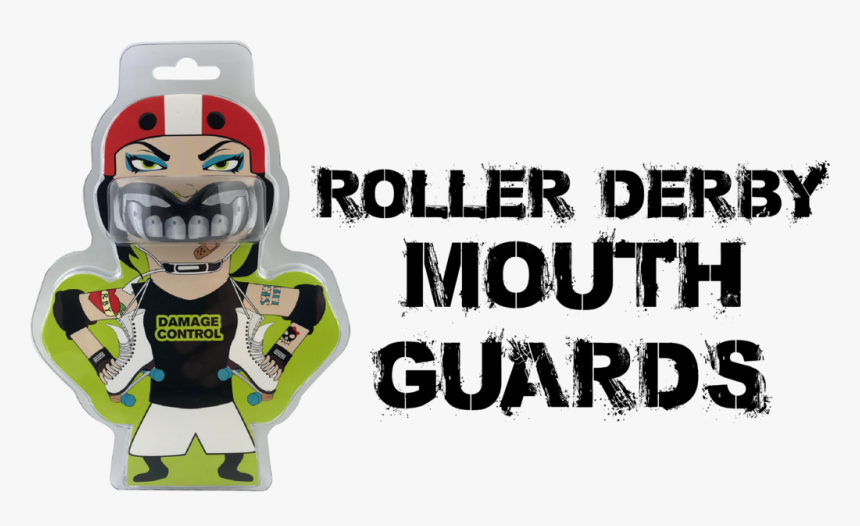 Roller Derby Mouthguards - Cartoon, HD Png Download