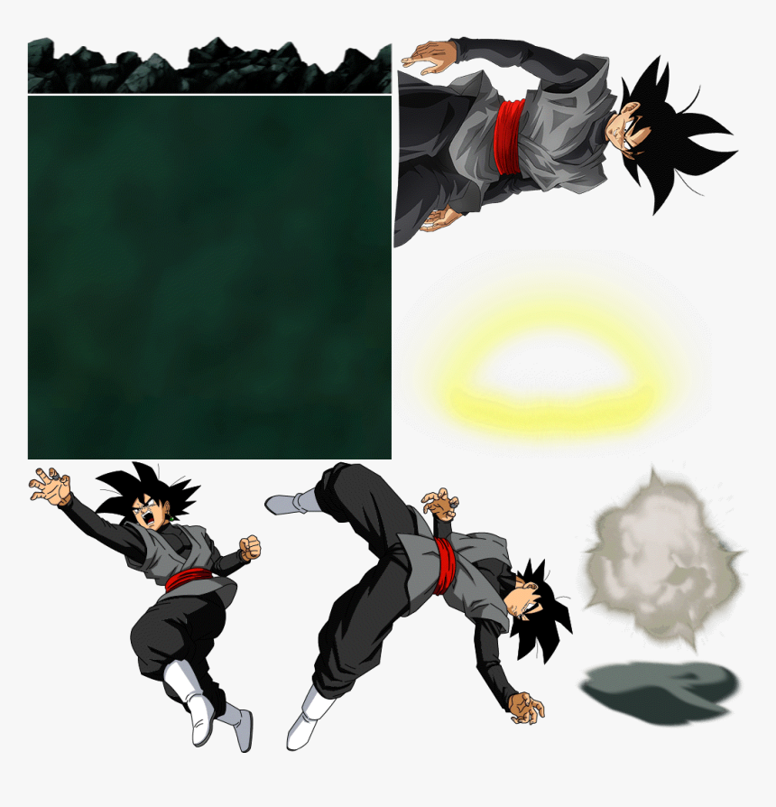 Goku Black Dokkan Assets, HD Png Download