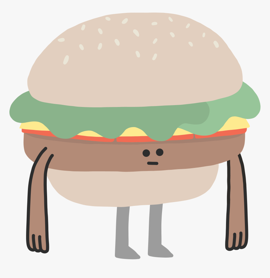 Hamburger Clipart Animation - Gif Burguer, HD Png Download