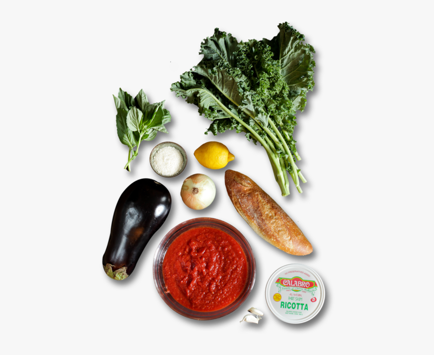 Eggplant Rollatini With Lemony Ricotta & Garlic Bread - Mise And Place Eggplant Rolatinis, HD Png Download