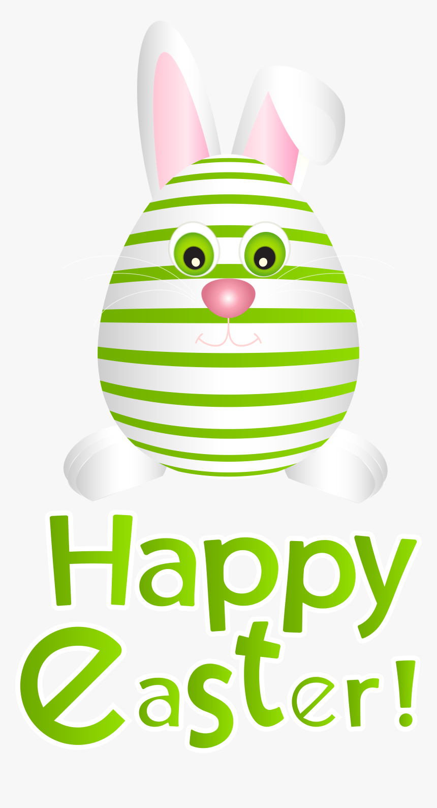 Free Png Download Easter Bunny Egg Green Png Images - Easter, Transparent Png