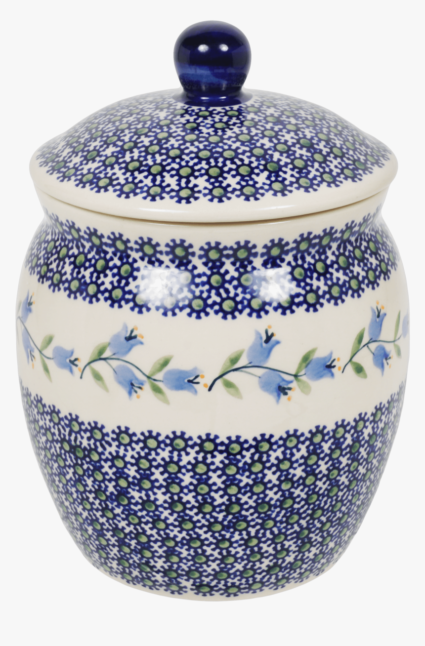 2 Liter Canister 
 Class Lazyload Lazyload Mirage Primary - Blue And White Porcelain, HD Png Download