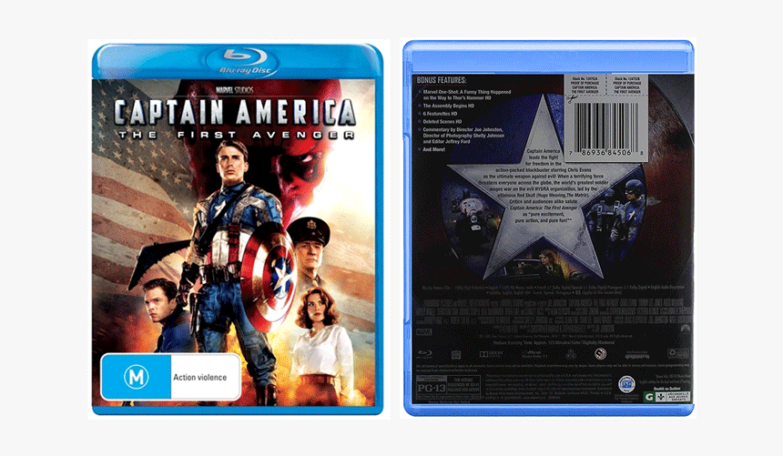 Captain America Dvd, HD Png Download