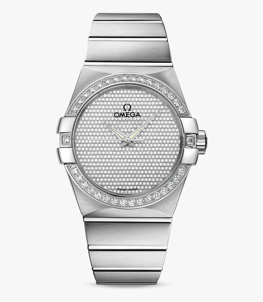 123 - 55 - 38 - 20 - 99 - 001 - Omega Constellation - Omega Constellation Full Diamond, HD Png Download