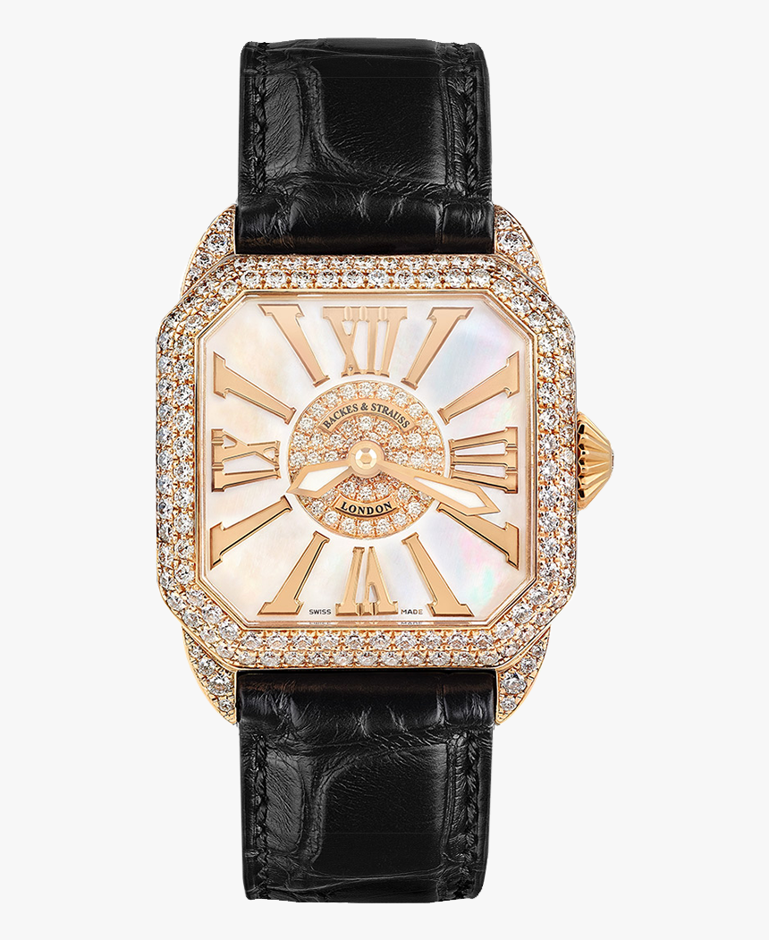 Berkeley 29 Luxury Diamond Wristwatch - Tag Heuer Blue Leather Watch, HD Png Download