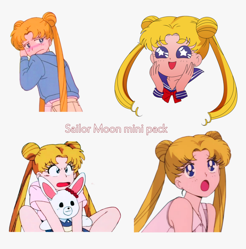 #sailormoon #cute #sailor #moon #usagitsukino #usagi - Stickers De Sailor Moon Para Whatsapp, HD Png Download