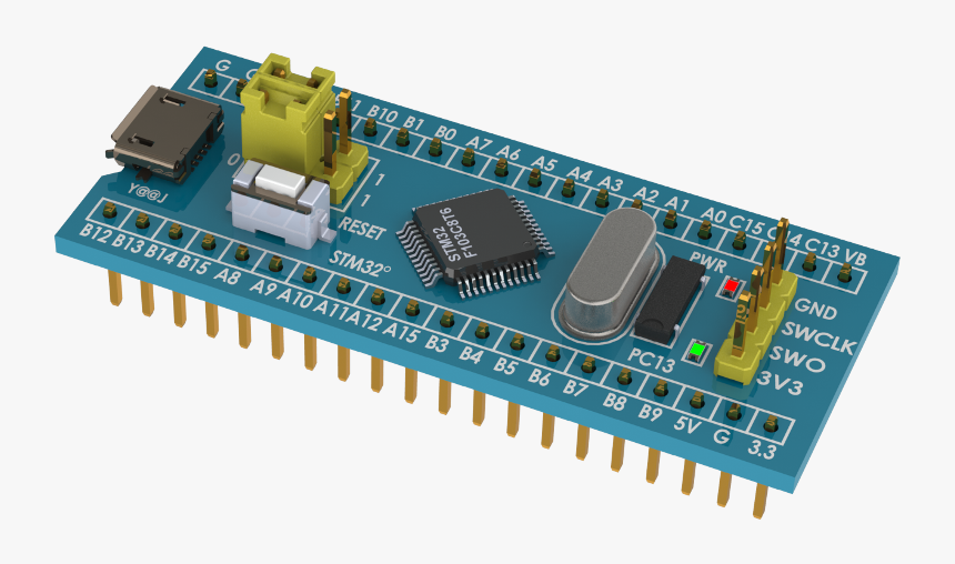 Kicad Bluepill, HD Png Download