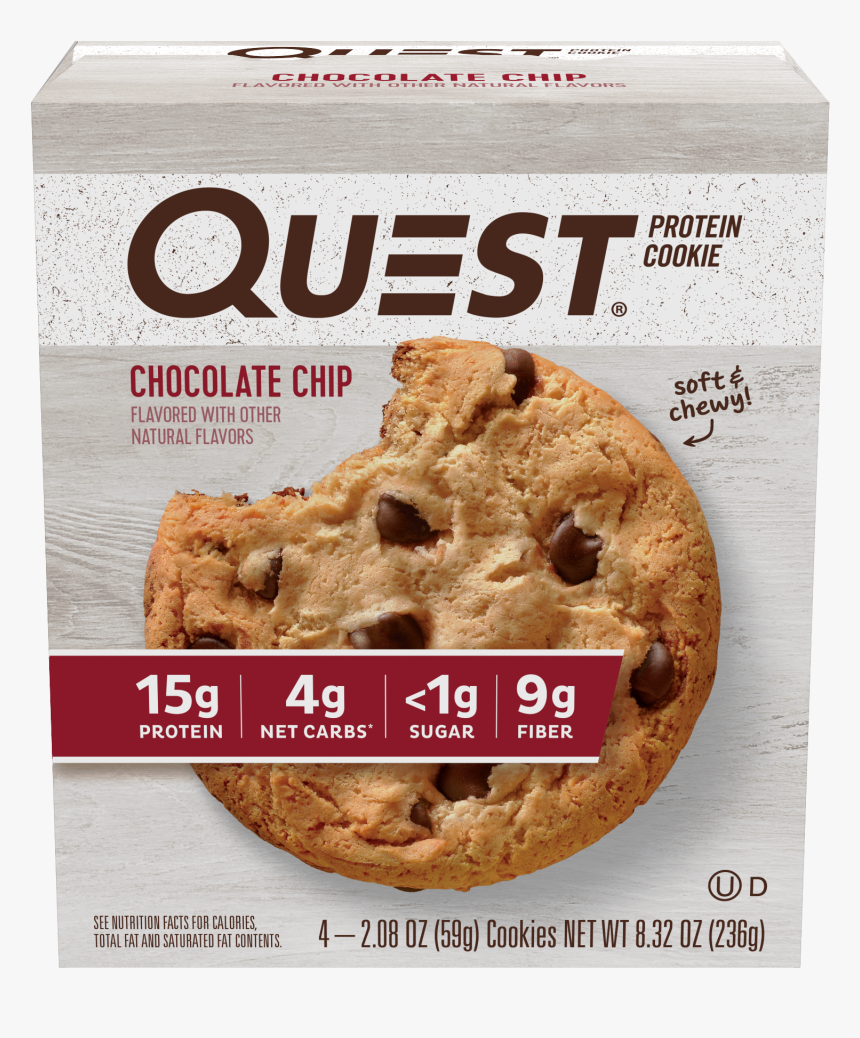 Quest Chocolate Chip Cookie, HD Png Download