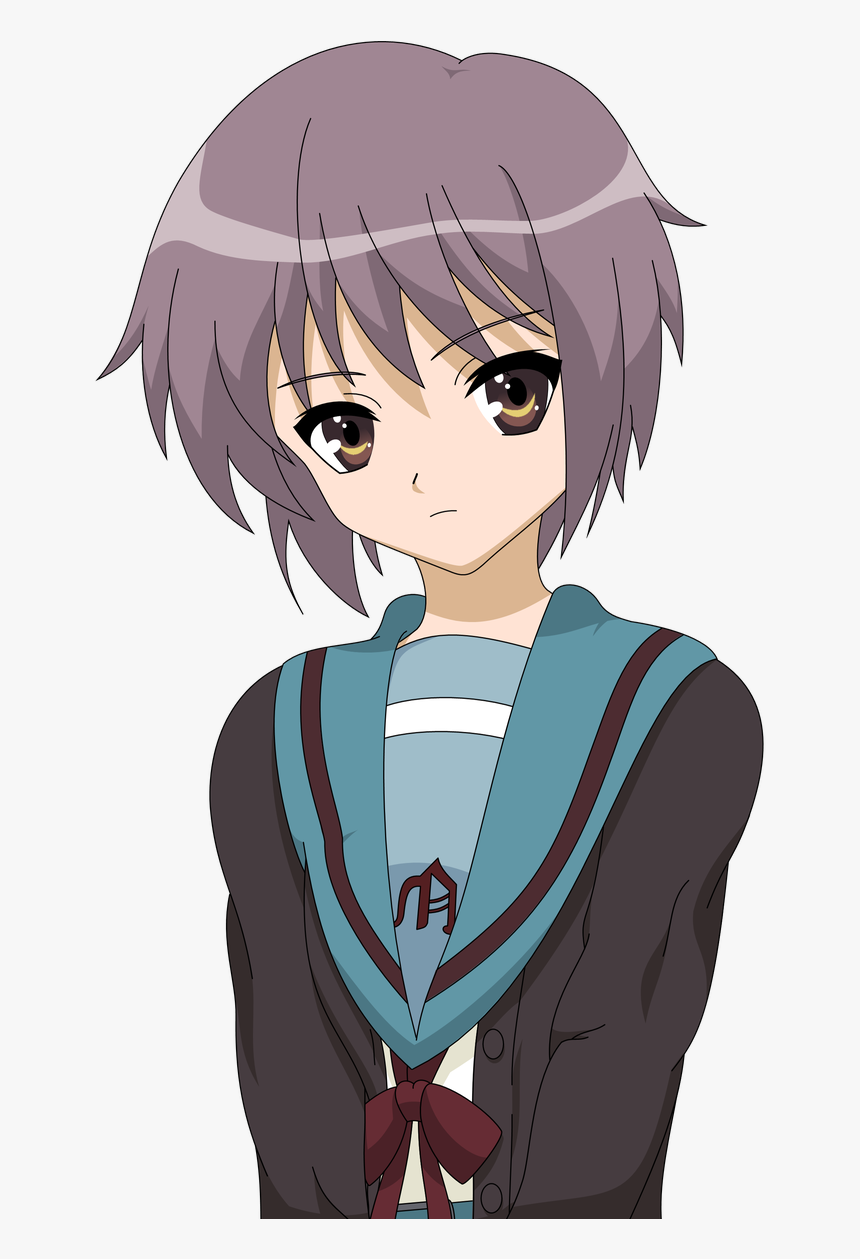 Nagato By Zacatron On - Haruhi Suzumiya Nagato Png, Transparent Png
