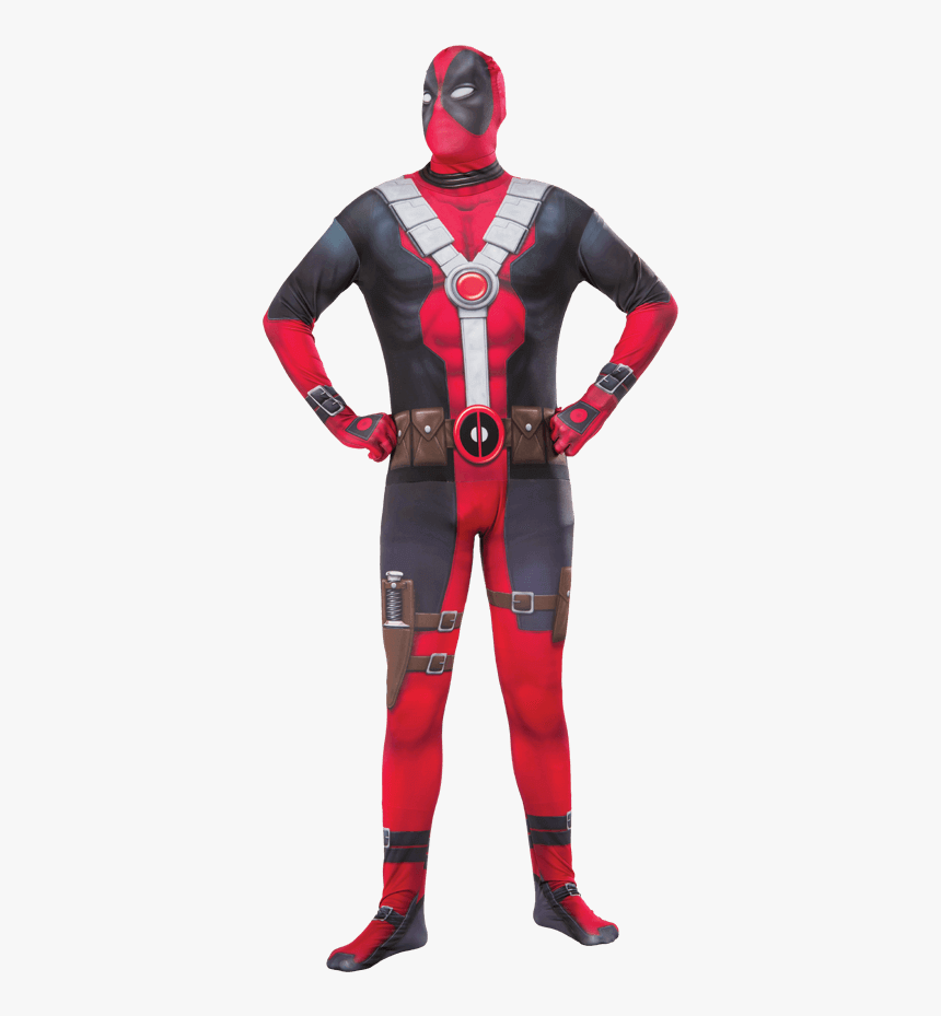Men Deadpool Halloween Costume, HD Png Download