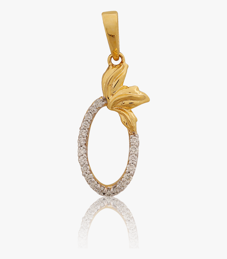 Elegant Diamond Circle Pendant - Pendant, HD Png Download