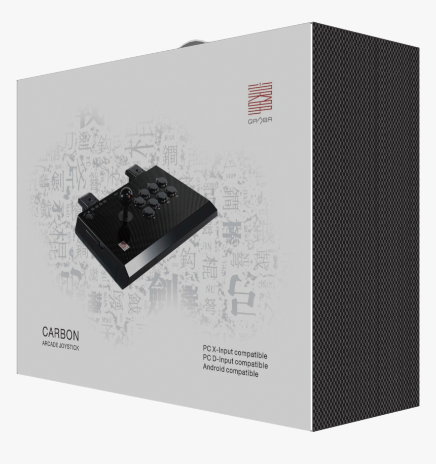 Qanba Carbon Joystick Arcade Fighting Stick Ps3/pc/android - Electronics, HD Png Download