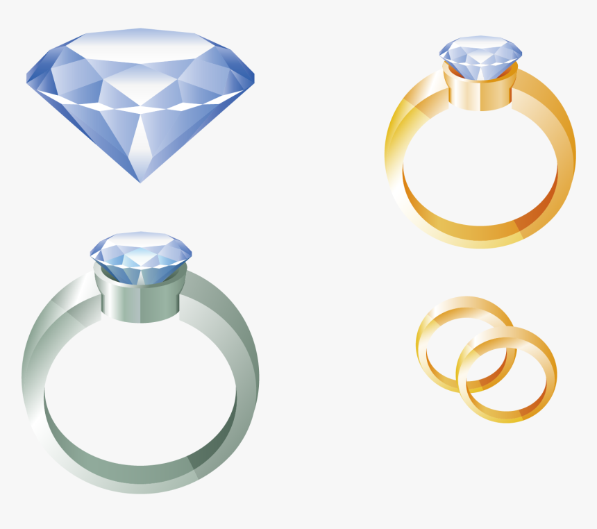 Kissing Clipart Engagement - Ring Vector, HD Png Download