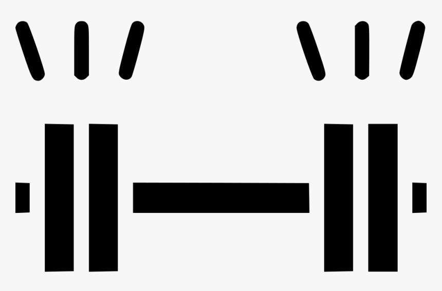 Dumbels Dumble Gym Equipment Hotel Restaurant Room - Monochrome, HD Png Download