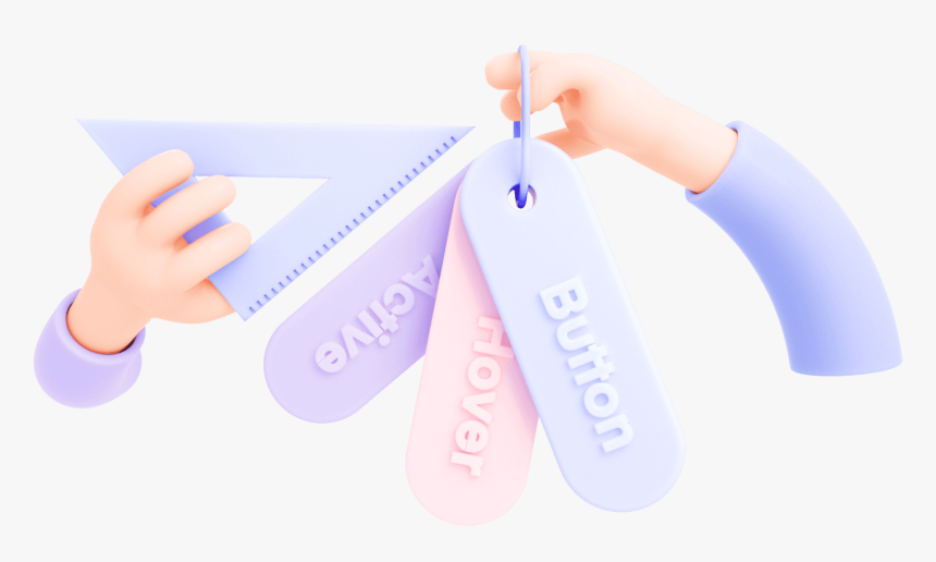 An Atomic Hand-off Focused On Components - Plastic, HD Png Download