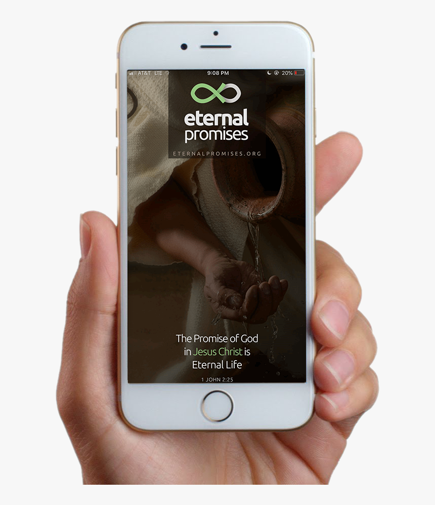 Hand Holding Iphone 7 Png, Transparent Png