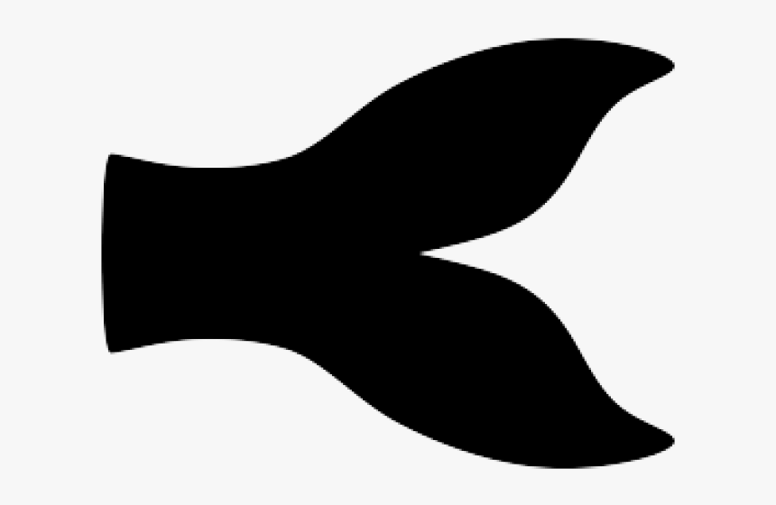 Mermaid Tail Clipart Baby Shower - Black Mermaid Tail Silhouette, HD Png Download