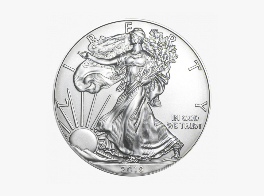 Main Product Photo - 2018 Silver American Eagle, HD Png Download