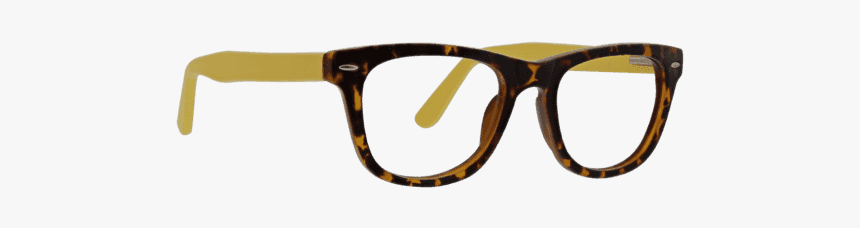 Reader In Matte Tortoise & Yellow - Goggles, HD Png Download