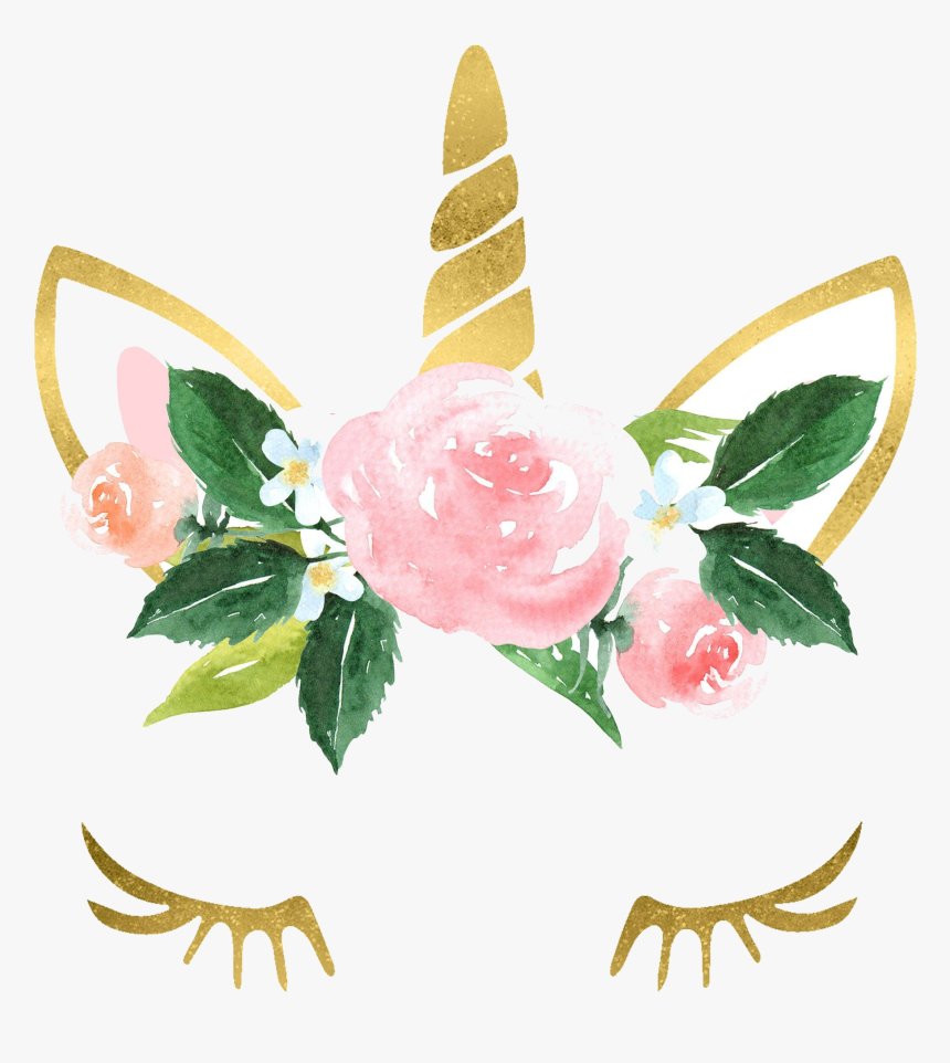 Flower Crown Clipart Unicorn Transparent Png - Pantalla Dibujos De Unicornios, Png Download