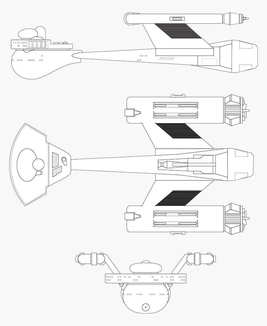 Klingon D 67 Destroyer - Tool, HD Png Download