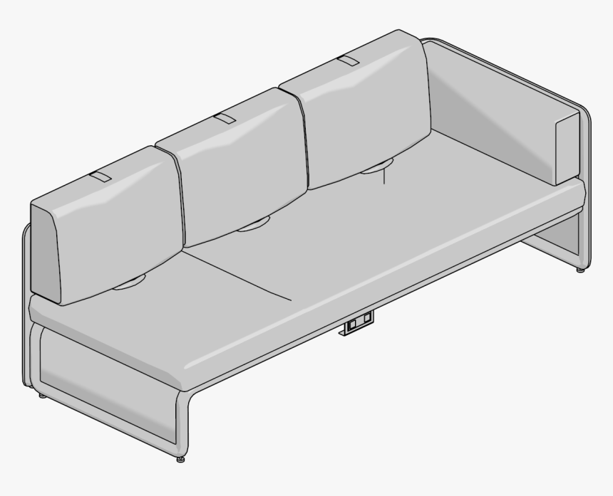 Studio Couch, HD Png Download