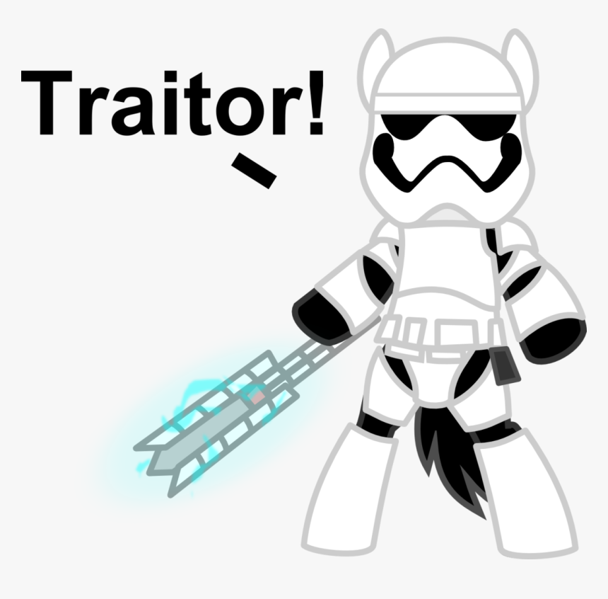My Little Pony Stormtrooper Clipart , Png Download - Stormtrooper Clear Background, Transparent Png