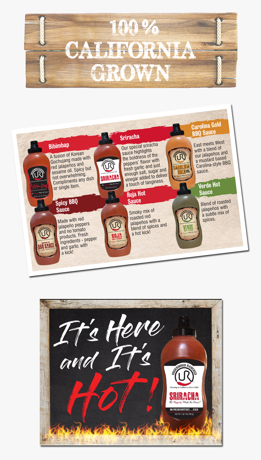 Underwood Ranches 100% California Grown Jalapenos - Glass Bottle, HD Png Download