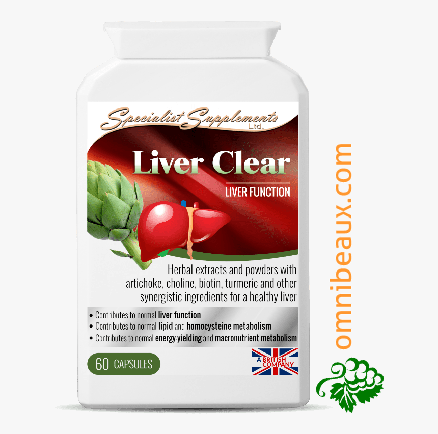 Liver Clear Liver Support Liver Supplement With Choline Liver, HD Png Download , Transparent