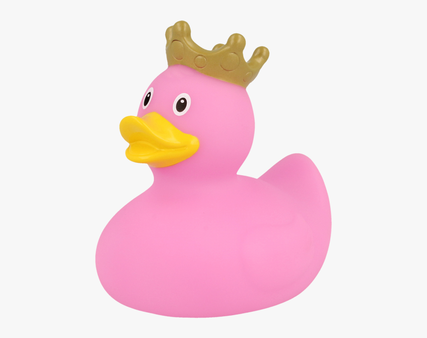 Lilalu Quietscheente Mit Krone Rosé Schrägansicht Links - Duck, HD Png Download