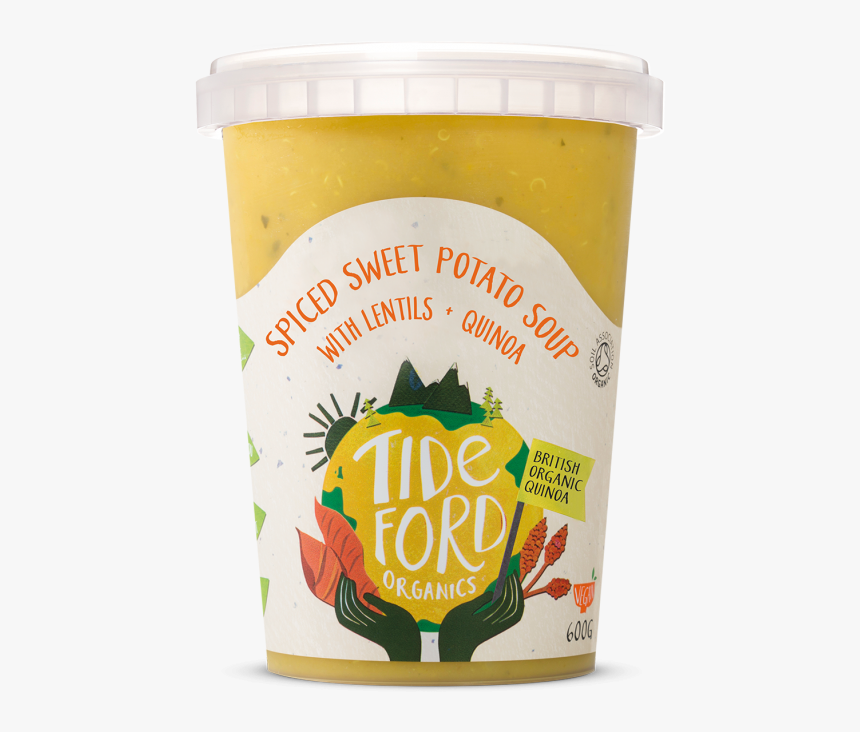 Spiced Sweet Potato Soup With Lentils Quinoa - Hollandaise Sauce, HD Png Download