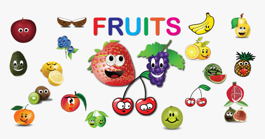 Fruits Transparent Preschool - Fruits For Kids, HD Png Download