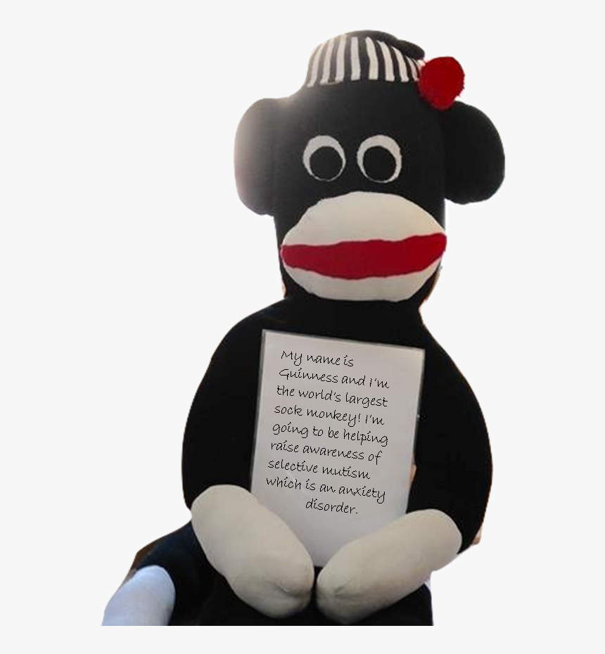 Sock Monkey Msg1 - Stuffed Toy, HD Png Download