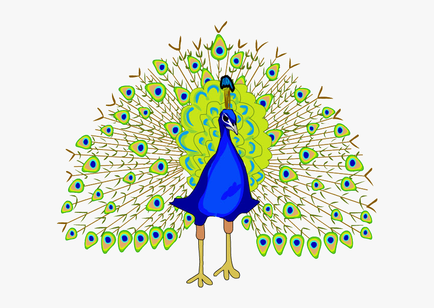 Siluetas De Pavo Real, HD Png Download