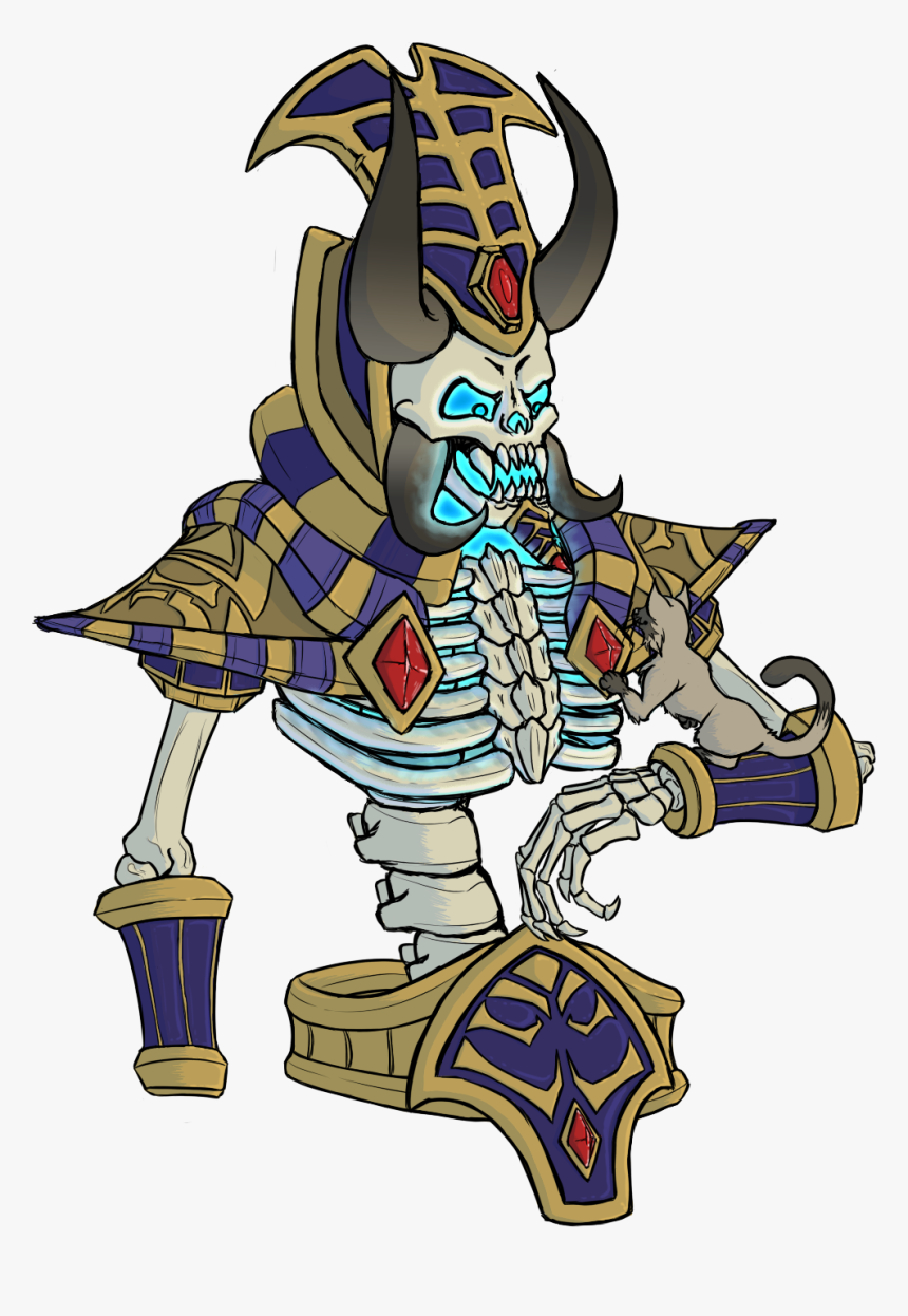 I Really Love Kel’thuzad’s Heroes Of The Storm Model - Cartoon, HD Png Download