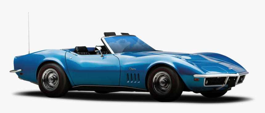 Blue Vintage Car Png, Transparent Png