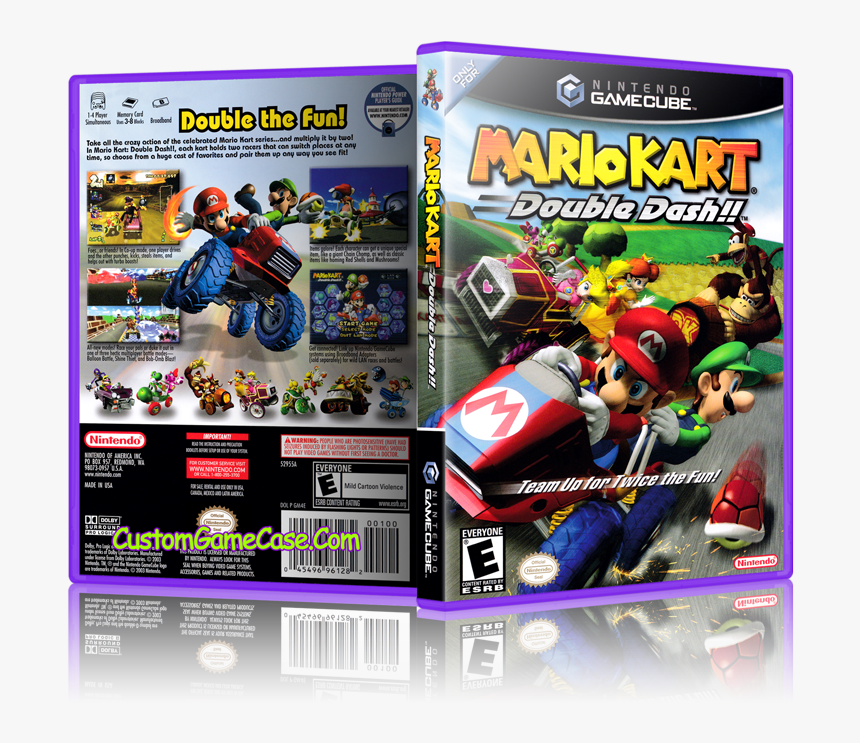 Mario Kart Double Dash Front Cover - Mariokart Double Dash, HD Png Download