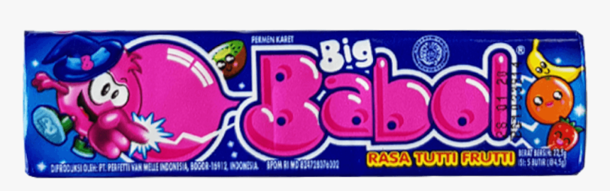 Big Babol Bubblegum Tutti Frutti - Bubble Gum Big Babol, HD Png Download