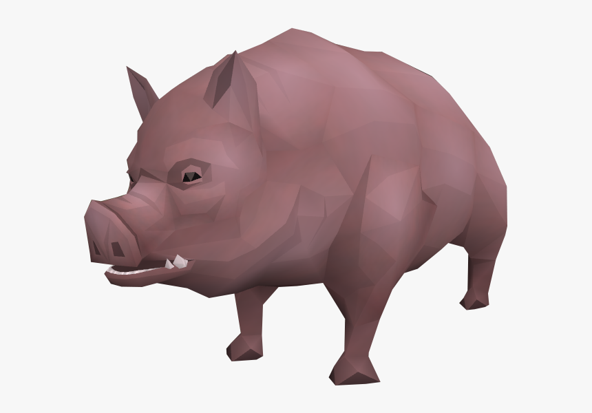 The Runescape Wiki - Domestic Pig, HD Png Download