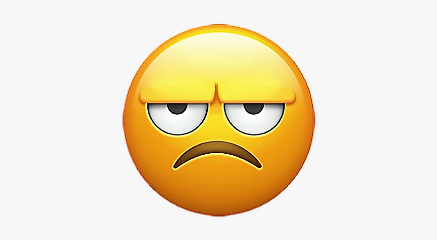 #emoji #emojisticker #sticker #stickers #grumpy #smiley - Annoyed Emoji