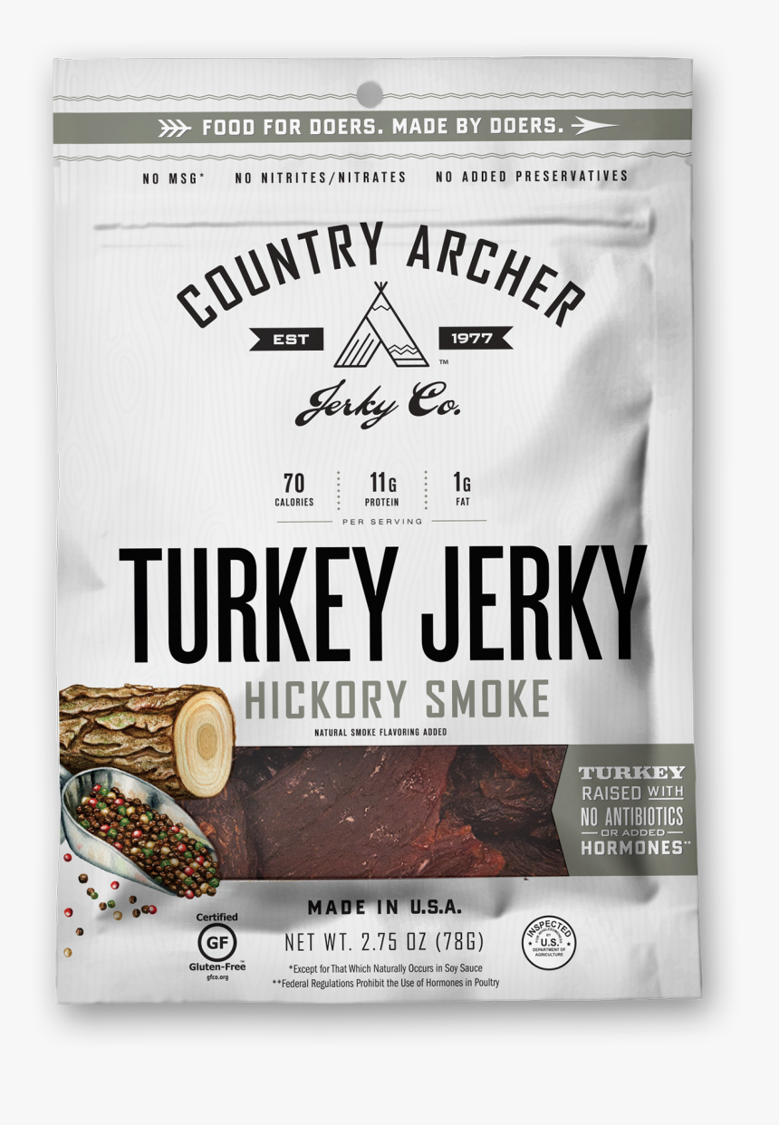 Turkey Jerky Hickory Smoke - Turkey Jerky, HD Png Download